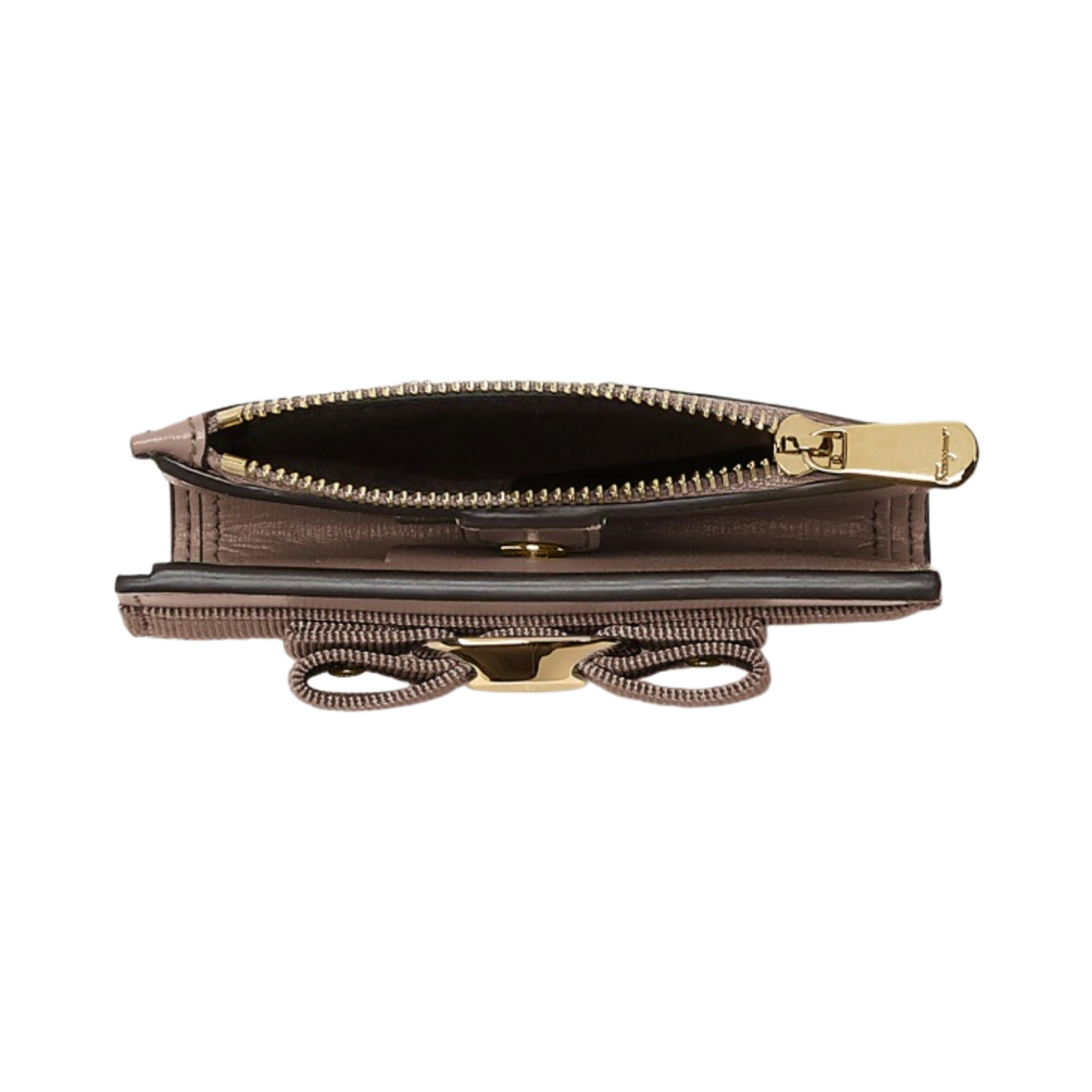 페라가모 바라 보우 컴팩트 지갑 캐러웨이 시드(Ferragamo Vara Bow Compact Wallet Caraway Seed) - 4