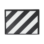 Off-White Binder Diag Saff Slim Wallet Black White