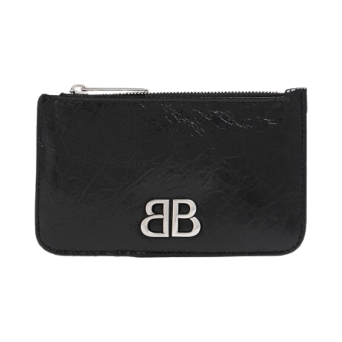 7654652AAYP1000 Balenciaga Monaco Long Coin And Card Holder Black