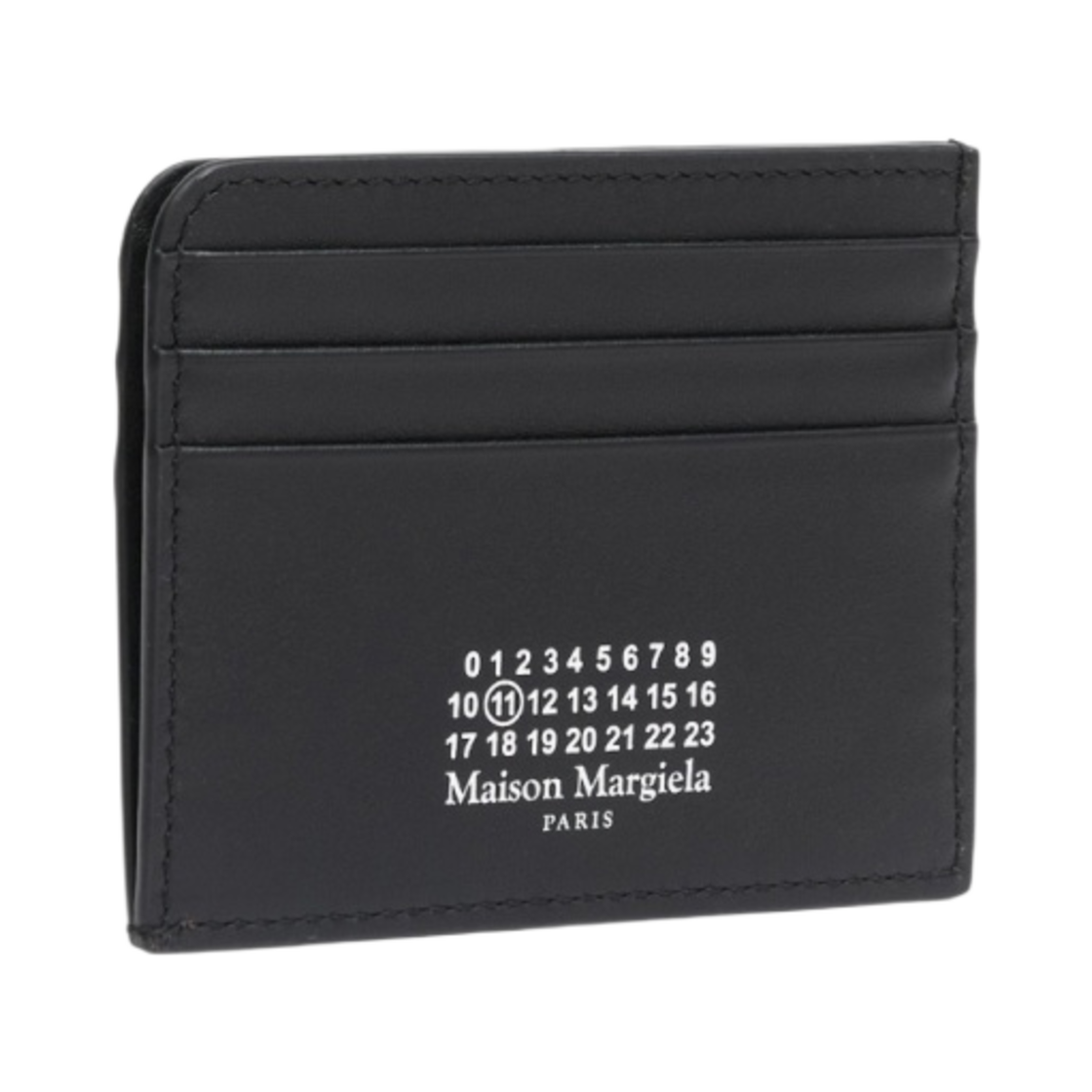 메종 마르지엘라 넘버링 로고 레더 카드 홀더 블랙(Maison Margiela Numbers Logo Leather Card Holder Black) - 2
