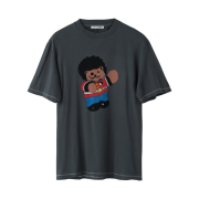 Our Legacy Box T-Shirt London Bear Print Black