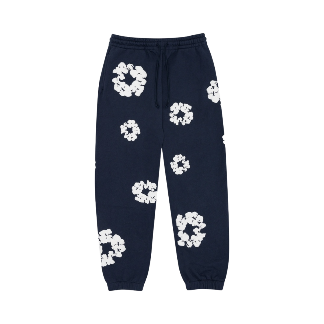 데님 티어스 더 코튼 리쓰 스웨트팬츠 네이비(Denim Tears The Cotton Wreath Sweatpants Navy) - 1