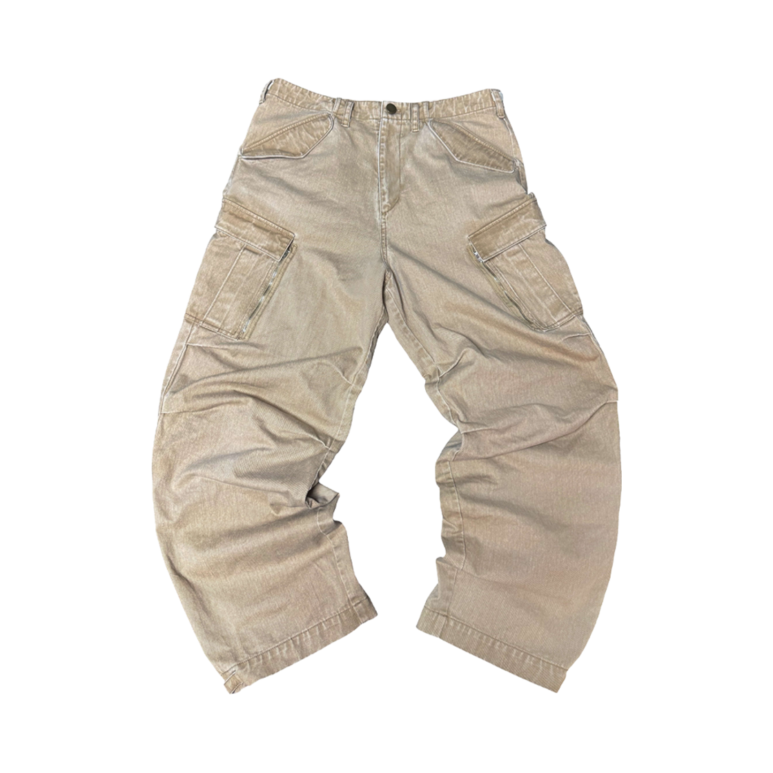 아오이로 히카리 스냅 M65 집 팬츠 카멜 - AFF & 더현대 서울 한정(Aoiro Hikari Snap M65 Zip Pants Camel - AFF & The Hyundai Seoul Exclusive)