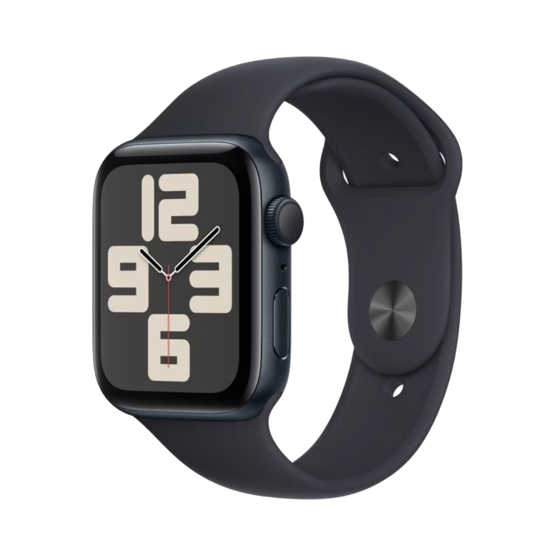 애플 워치 SE 2023 44mm GPS 미드나이트 알루미늄 케이스 스포츠 밴드 M/L 미드나이트 (국내 정식 발매 제품)