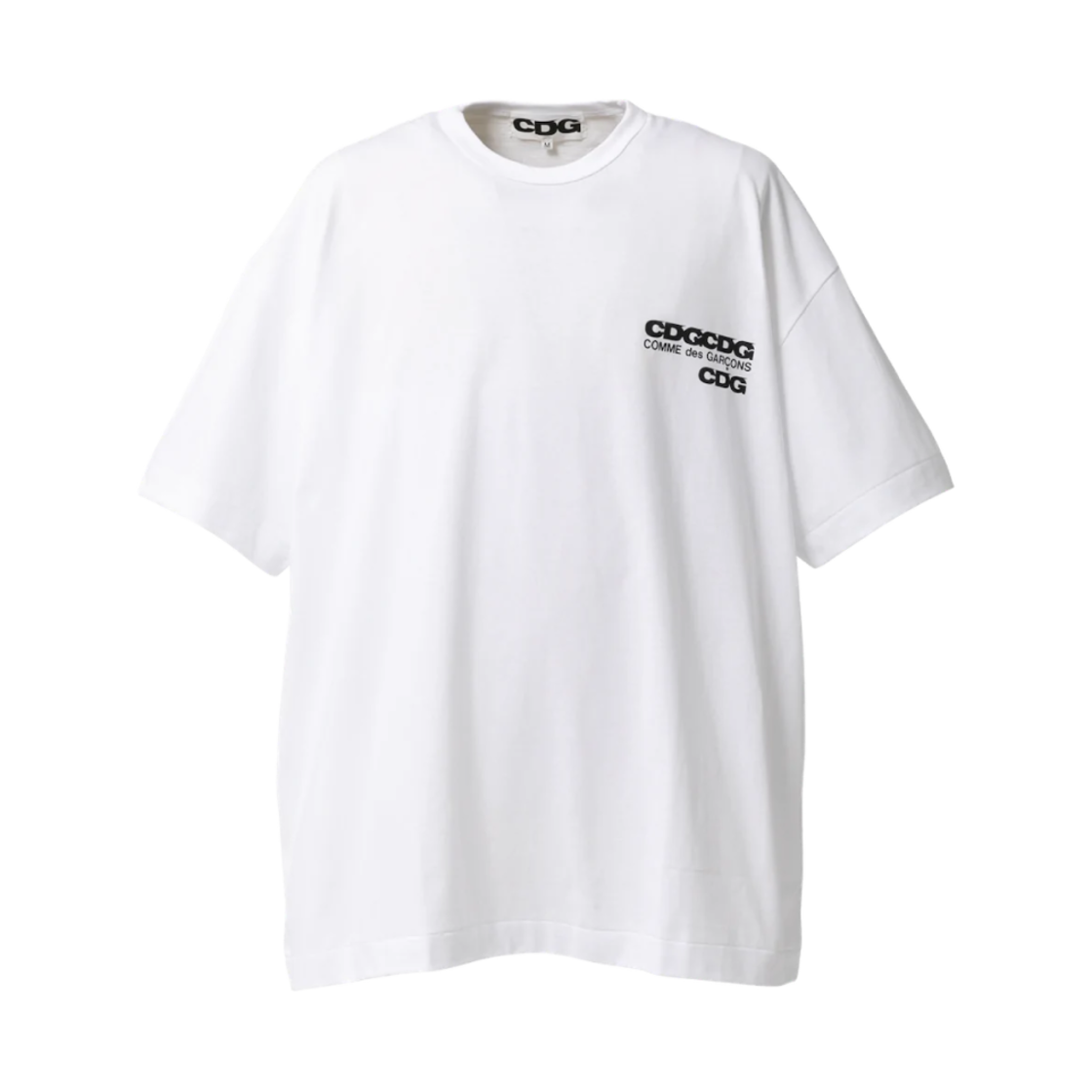 CDG 오버사이즈 티셔츠3 화이트(CDG Oversized T-Shirt3 White) - 1