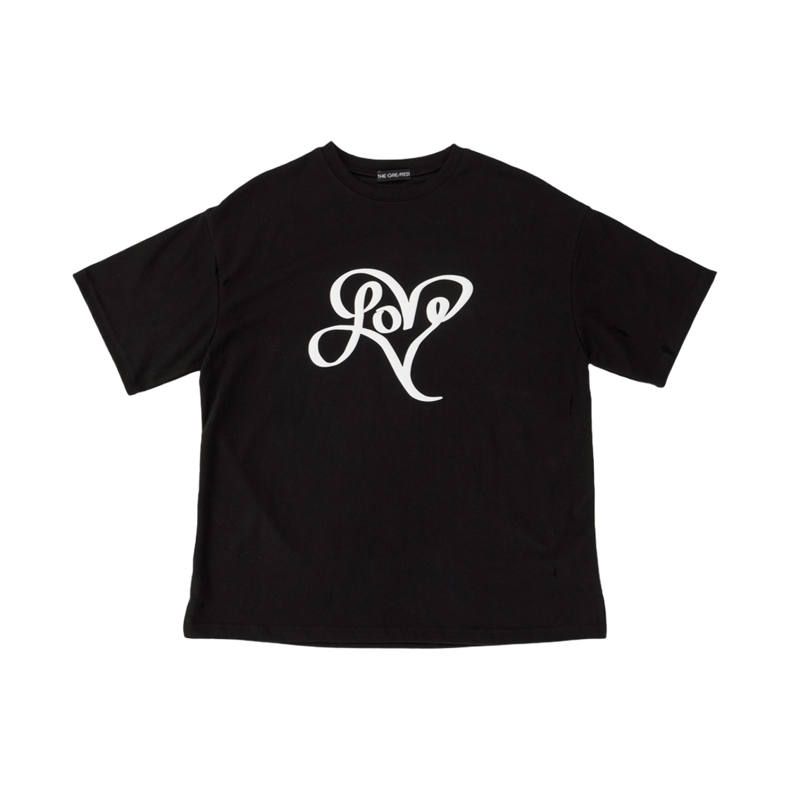 GT24SUMMER03 BK The Greatest Heart Logo Tee Black