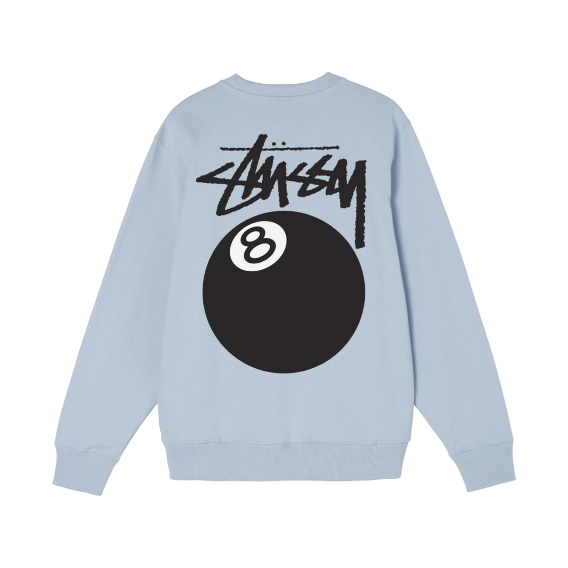 스투시 8볼 크루넥 스틸 - 21FW