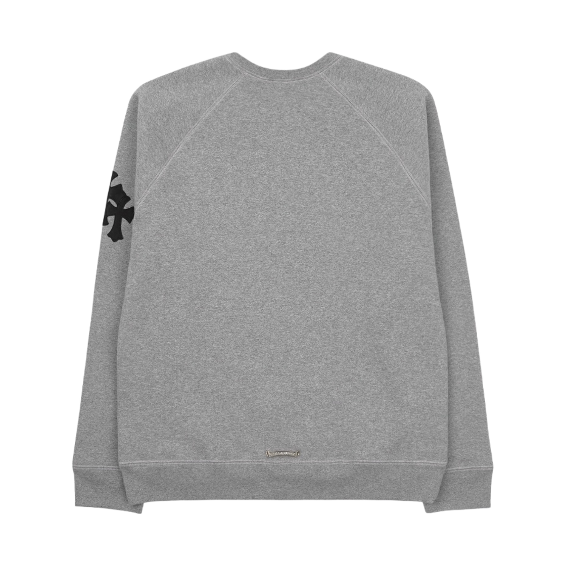 크롬하츠 크로스 레더 패치 스웨트셔츠 그레이(Chrome Hearts Cross Leather Patch Sweatshirt Grey) - 2