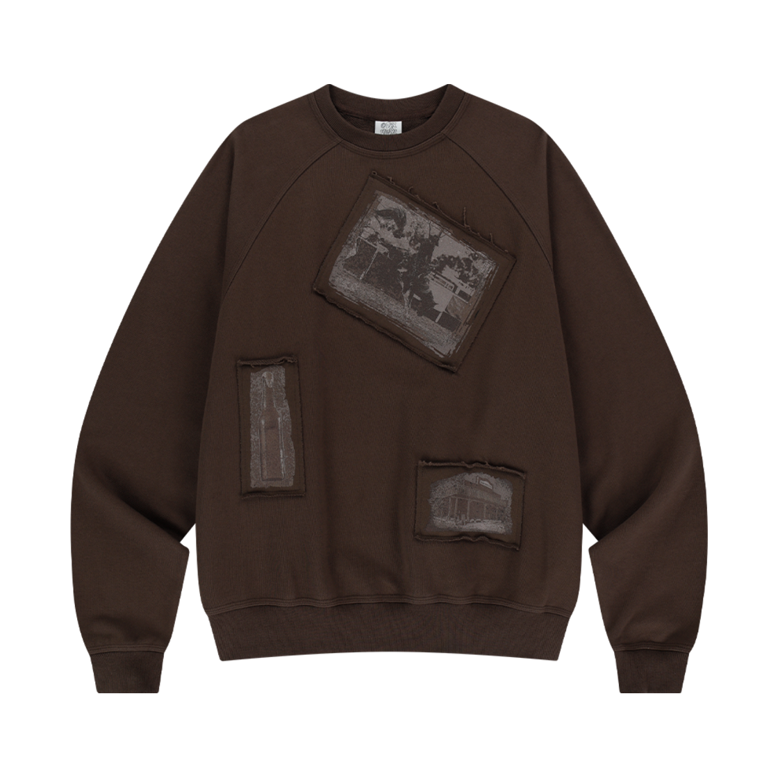 더바이닐하우스 로데오 포토 스웨트셔츠 브라운(Thevinylhouse Rodeo Photo Sweatshirt Brown)