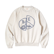 Kapital Top Fleece Raglan Crew Sweatshirt TH.DD Peace Pt Kinari