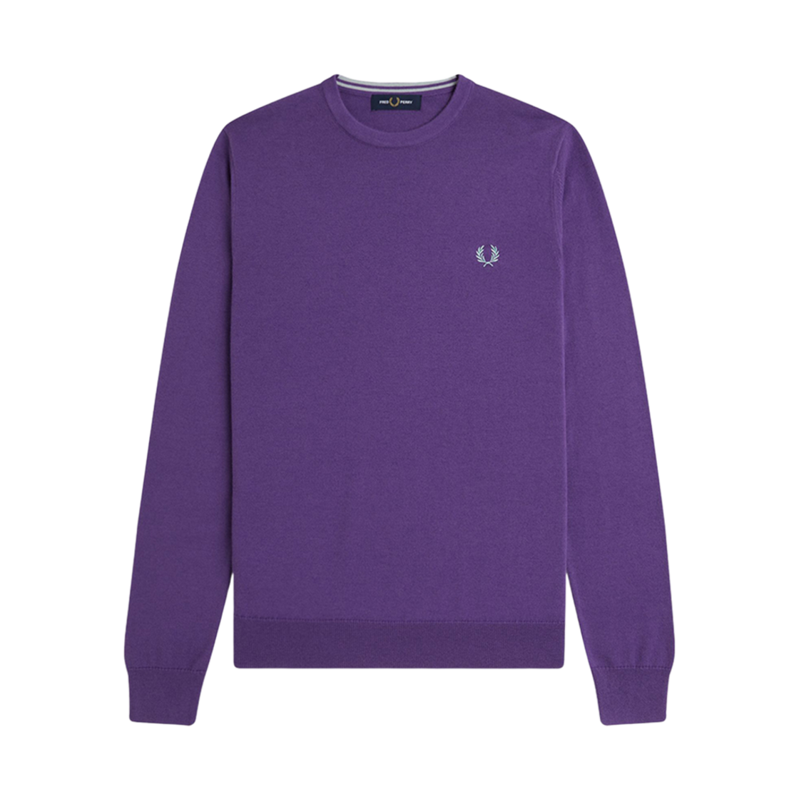 AFPM2439601-X17 Fred Perry Classic Crew Neck Knit Amethyst