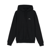 Stussy Stock Logo Hood Black 2021