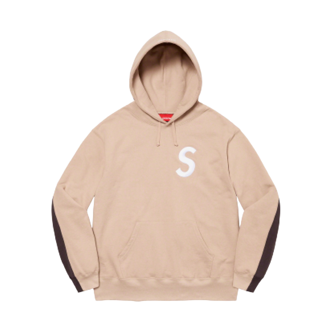 슈프림 S 로고 스플릿 후드 스웨트셔츠 탄 - 21FW(Supreme S Logo Split Hooded Sweatshirt Tan - 21FW) - 1