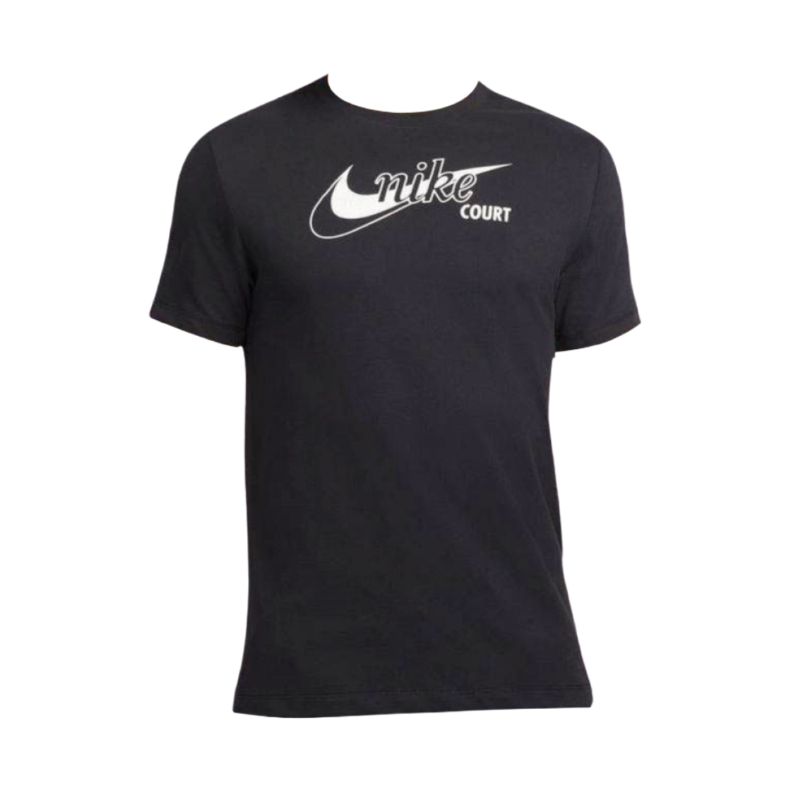 나이키 코트 드라이핏 스우시 테니스 티셔츠 블랙 - US/EU(Nike Court Dri-Fit Swoosh Tennis T-Shirt Black - US/EU) - 1