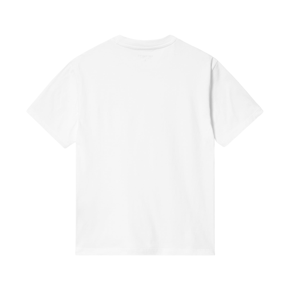(W) 칼하트 WIP 스크립트 엠브로이더리 티셔츠 화이트((W) Carhartt WIP Script Embroidery T-Shirt White) - 2