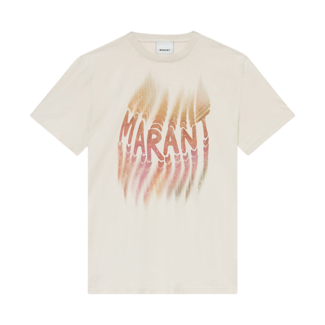 (W) 이자벨 마랑 조엘린 코튼 로고 티셔츠 에크루 - 25SS((W) Isabel Marant Zoeline Cotton Logo T-Shirt Ecru - 25SS) - 1