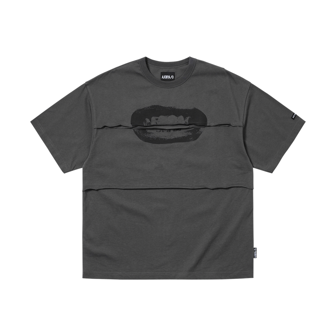 아조바이아조 S=D 레이어드 티셔츠 차콜