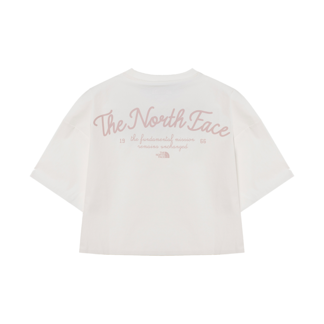(W) 노스페이스 아이스 런 숏슬리브 라운드 티셔츠 오프 화이트 - 25SS((W) The North Face Ice Run S/S Round T-Shirt Off White - 25SS) - 2