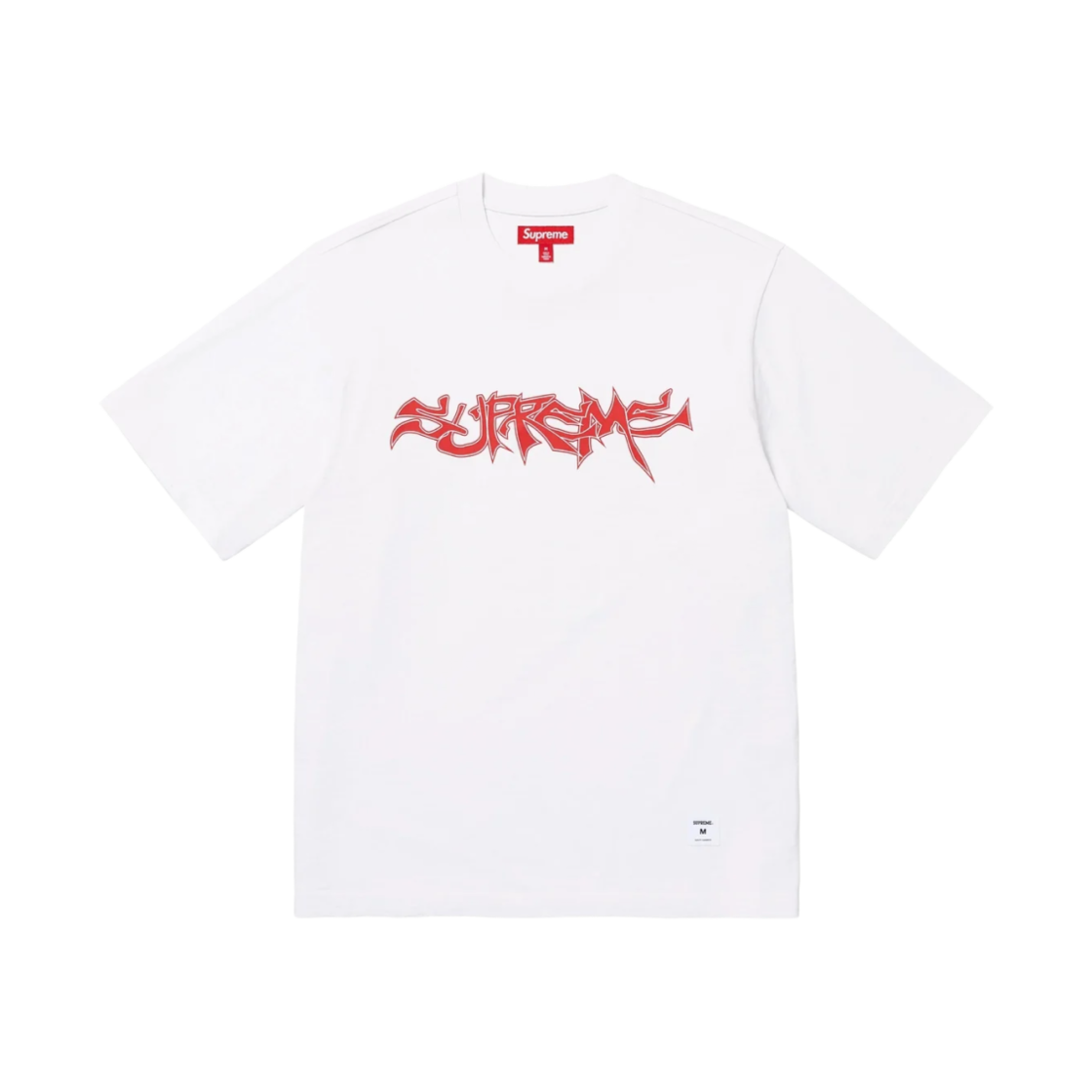 슈프림 멘탈 숏슬리브 탑 화이트 - 25SS