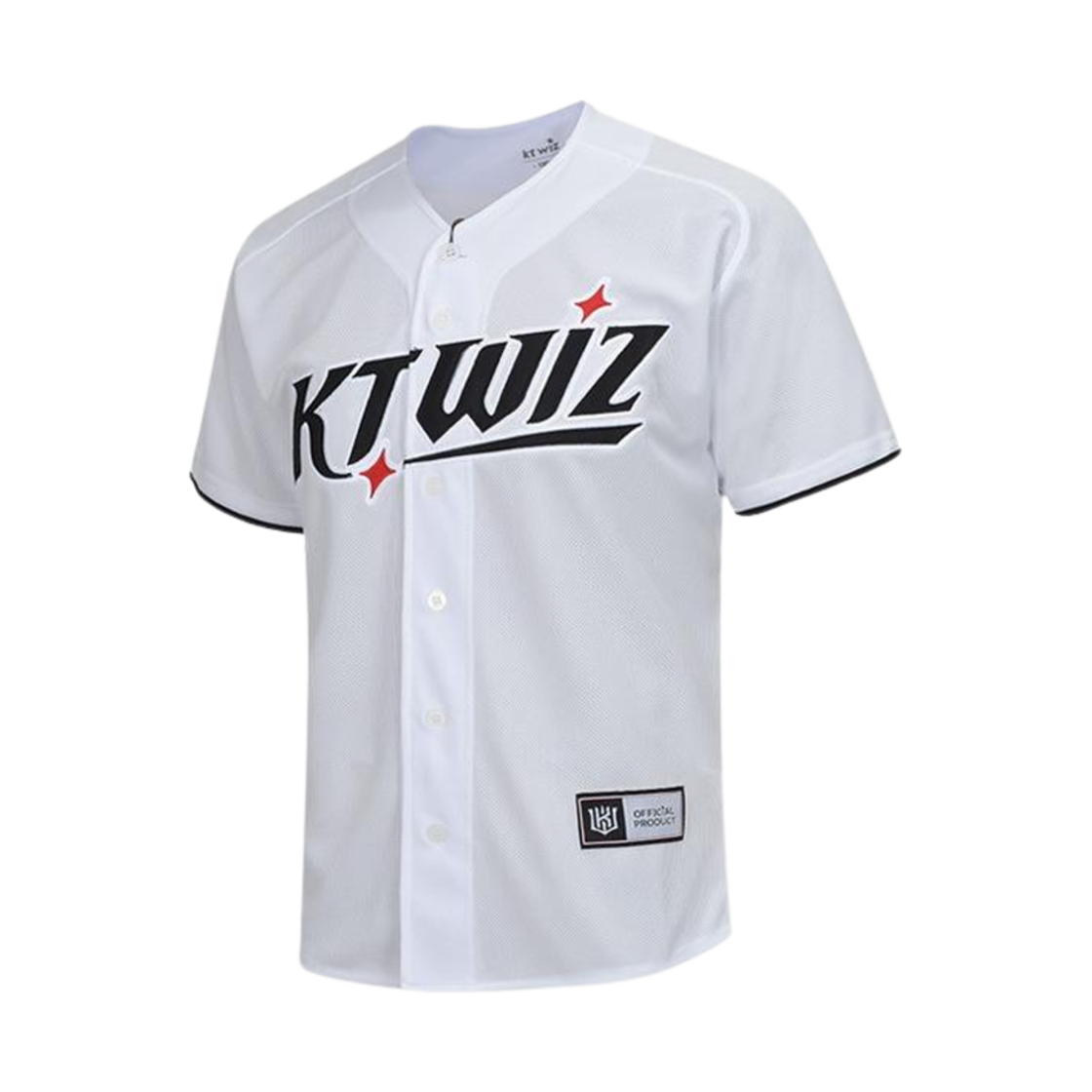 KT 위즈 2025 레플리카 홈 유니폼 화이트 (논 마킹 버전)(KT Wiz 2025 Replica Home Uniform White (Non Marking Ver.))