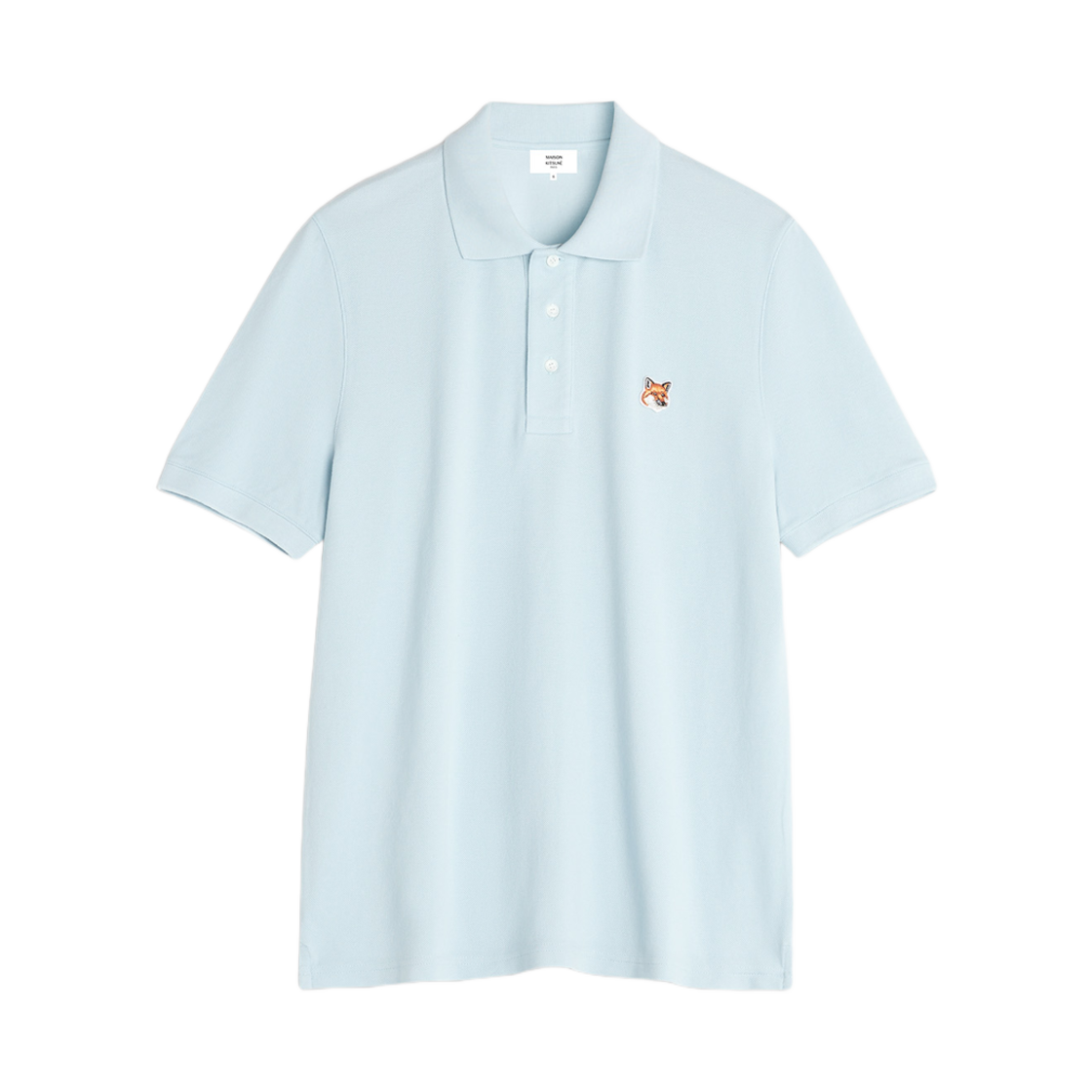 메종 키츠네 폭스 헤드 패치 레귤러 폴로 시러스 블루(Maison Kitsune Fox Head Patch Regular Polo Cirrus Blue)