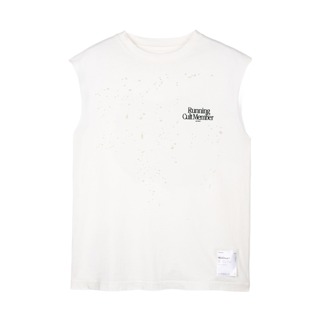 새티스파이 모스테크 머슬 티셔츠 오프 화이트(Satisfy Mothtech Muscle T-Shirt Off White) - 2