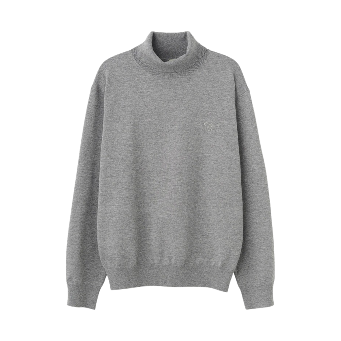 제너럴아이디어 맨 에센셜 터틀넥 풀오버 그레이