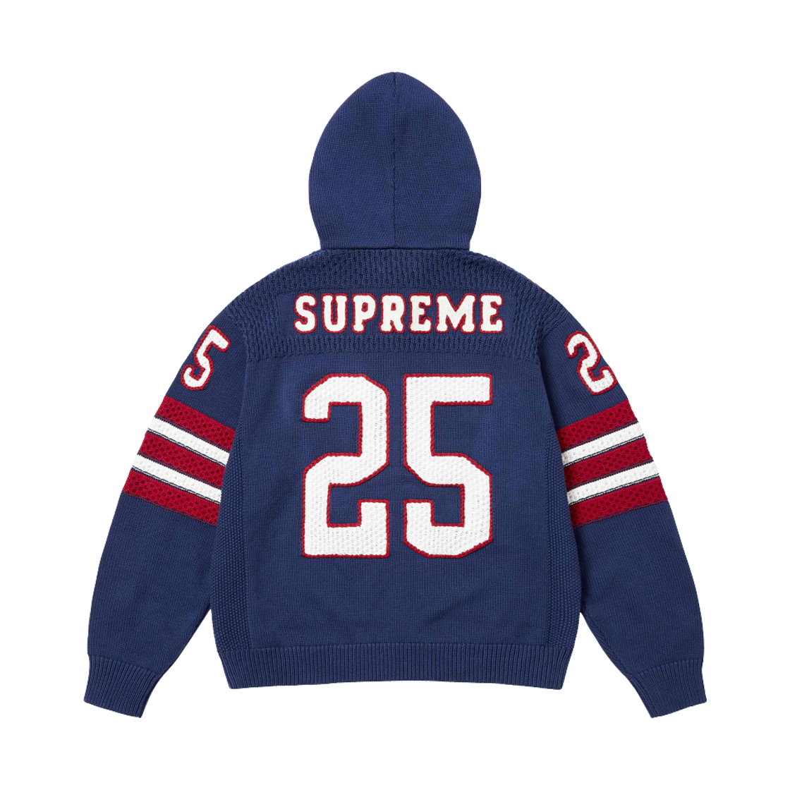 슈프림 스포츠 집업 후드 스웨터 네이비 - 25SS(Supreme Sport Zip Up Hooded Sweater Navy - 25SS)