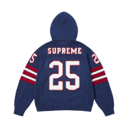 Supreme Sport Zip Up Hooded Sweater Navy - 25SS