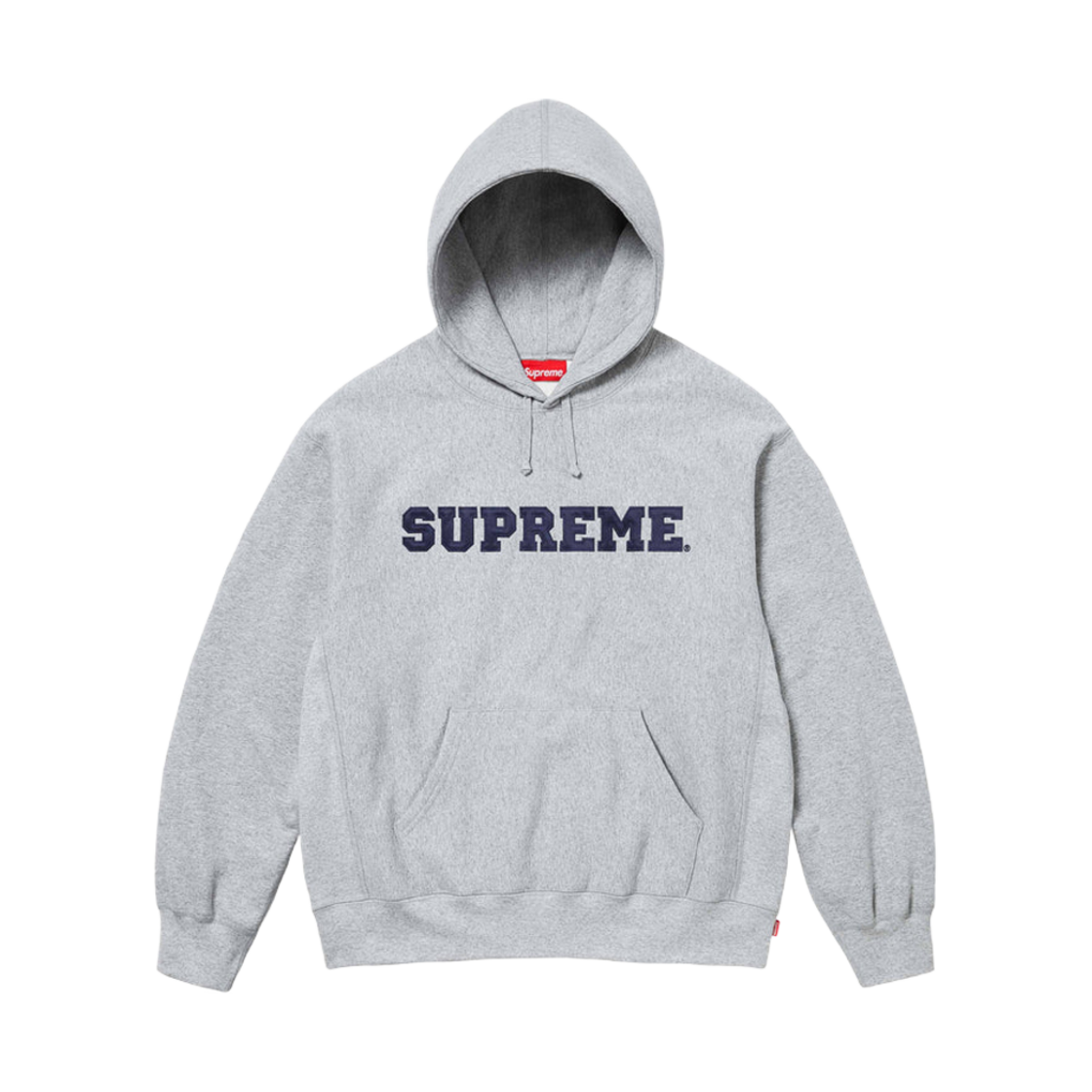 슈프림 컬리지에이트 후드 스웨트셔츠 헤더 그레이 - 24SS(Supreme Collegiate Hooded Sweatshirt Heather Grey - 24SS)