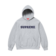 Supreme Collegiate Hooded Sweatshirt Heather Grey - 24SS
