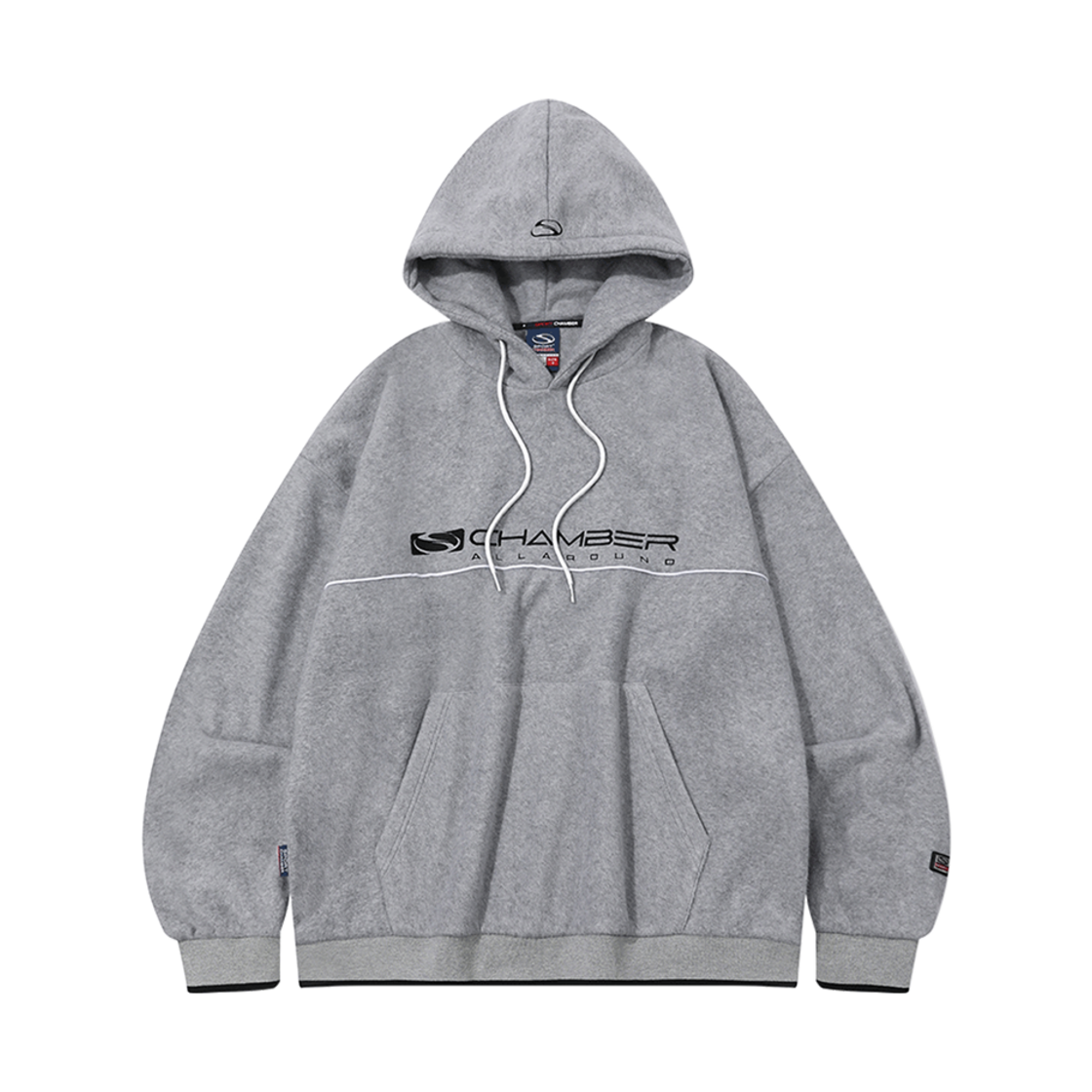 SCBDF1HDU02GY SPORT CHAMBER SC Flash Fleece Hoodie T-Shirt Gray