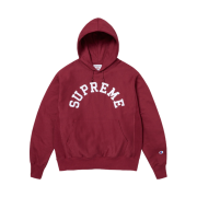Supreme x Champion Hooded Sweatshirt Cardinal - 25SS