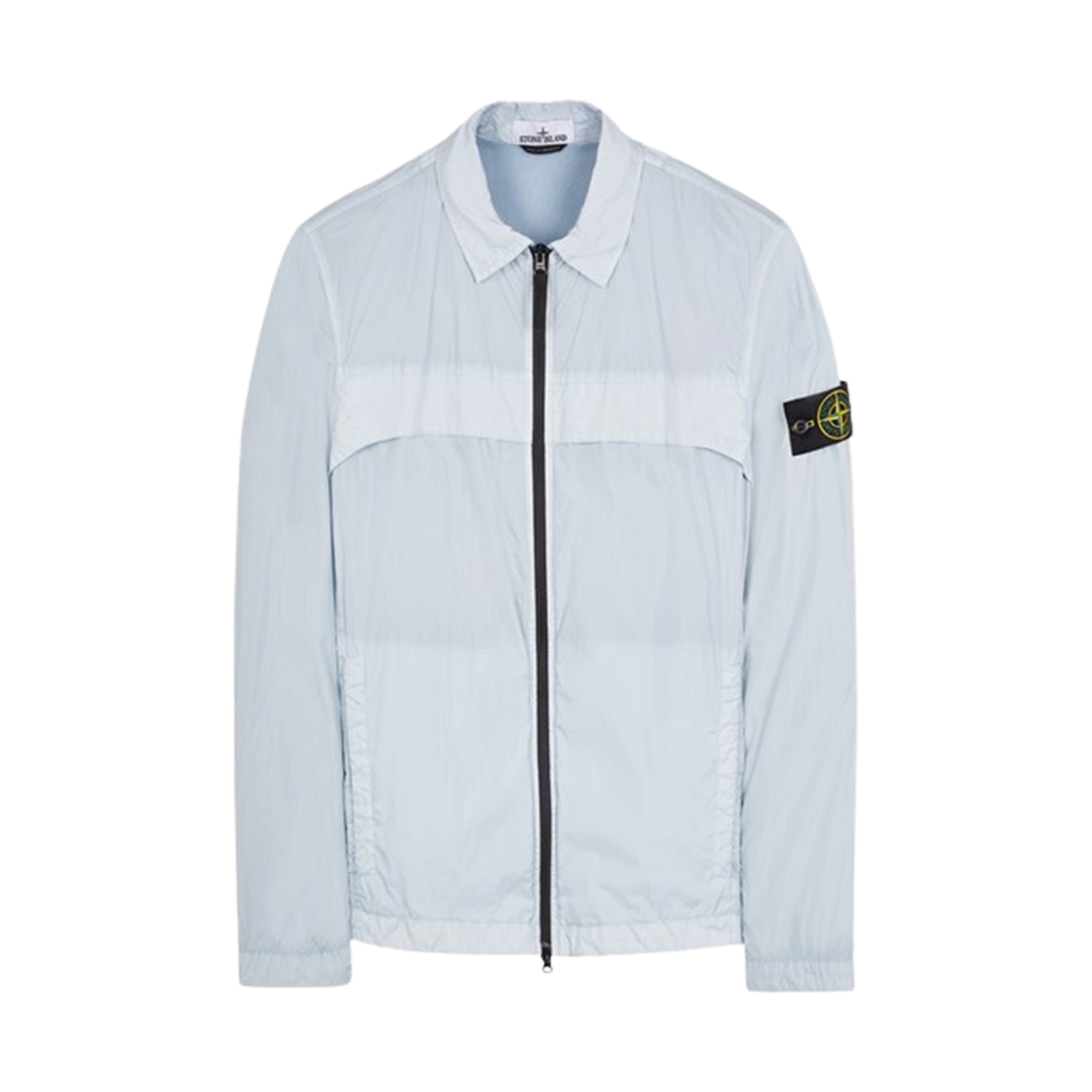 801510522-V0041 Stone Island 10522 Garment Dyed Crinkle Reps R-NY Overshirt Sky Blue - 24SS