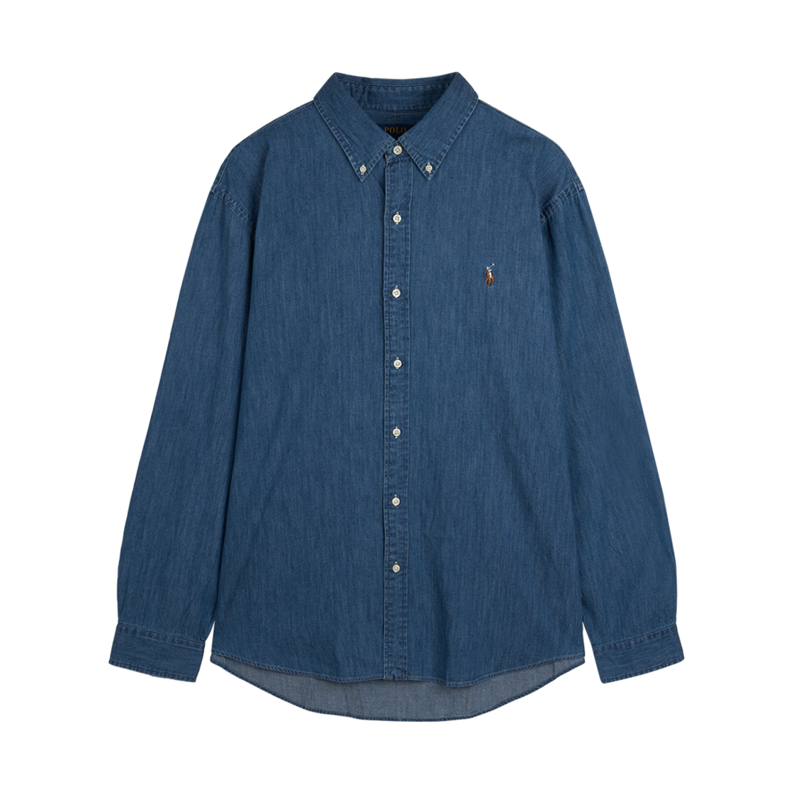 [30%적립] 폴로 랄프 로렌 커스텀핏 데님 셔츠 네이비