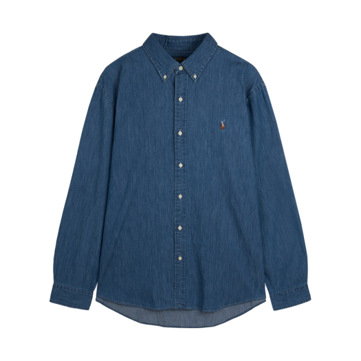 KM4DSHLRL30BL [30%적립] Polo Ralph Lauren Custom Fit Denim Shirt Navy