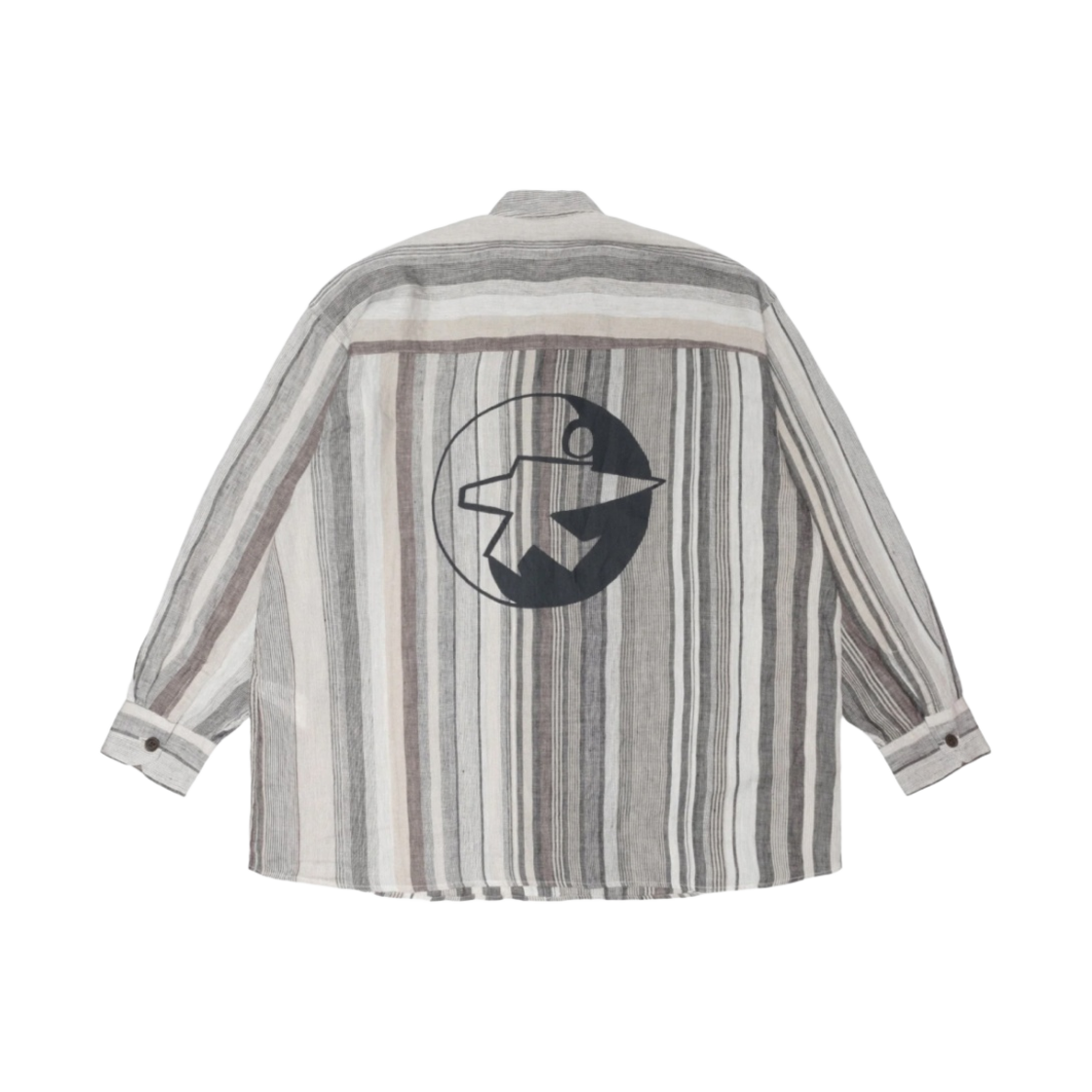 스투시 x 아워레가시 워크샵 보로우드 셔츠 로우 리넨 스트라이프(Stussy x Our Legacy Work Shop Borrowed Shirt Raw Linen Stripe) - 2