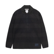 Stussy x Our Legacy Work Shop Rugby Knit Mud Overdye Stripe