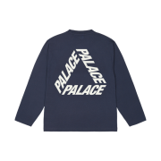 Palace P3 Long Sleeve Navy - 24FW