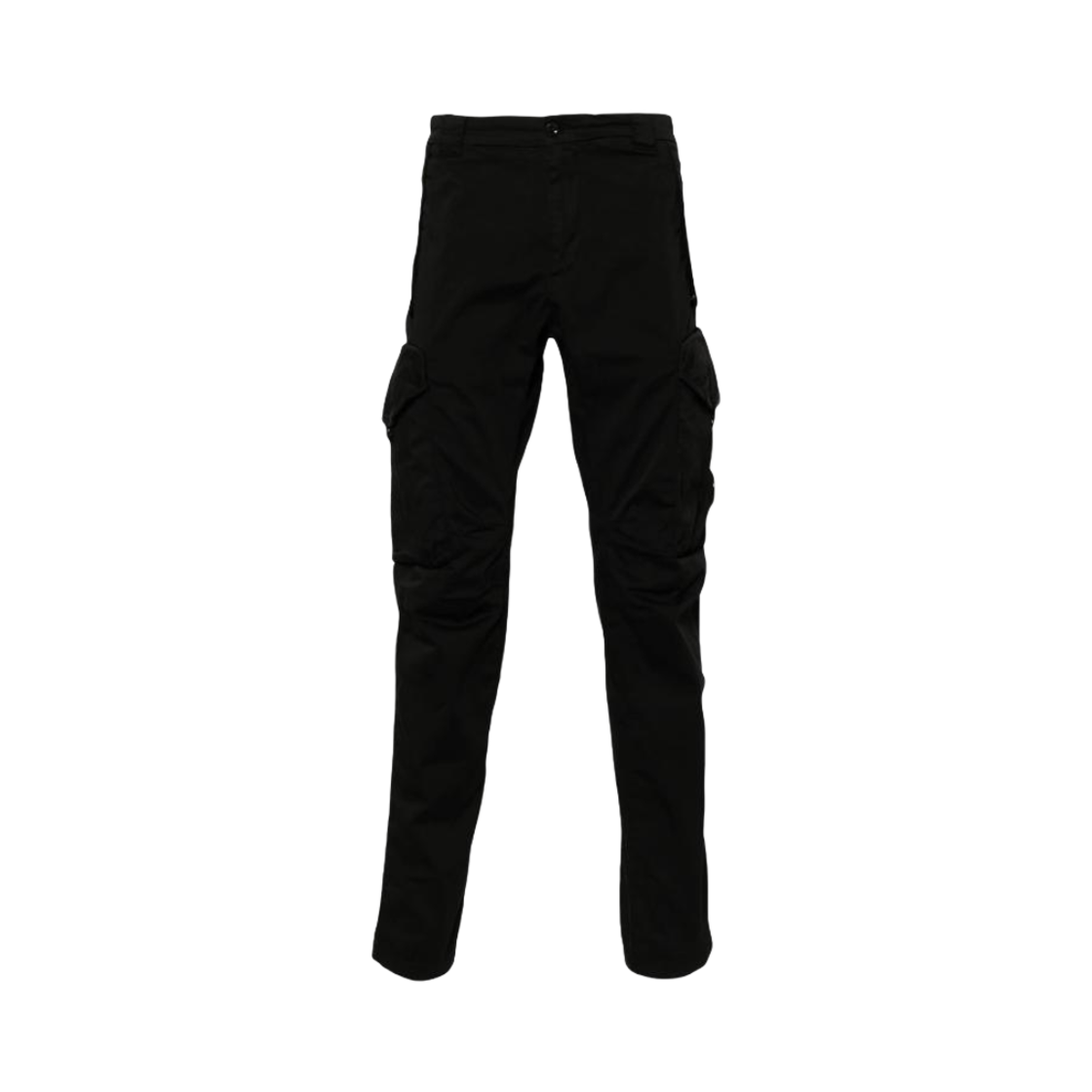 18CMPA058A005694G999 C.P. Company Stretch Sateen Utility Cargo Lens Pants Black - 25SS