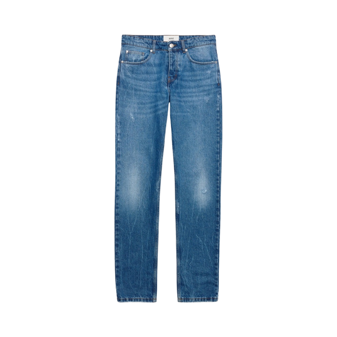 HTR001-DE0016-480 AMI Classic Fit Jeans Used Blue