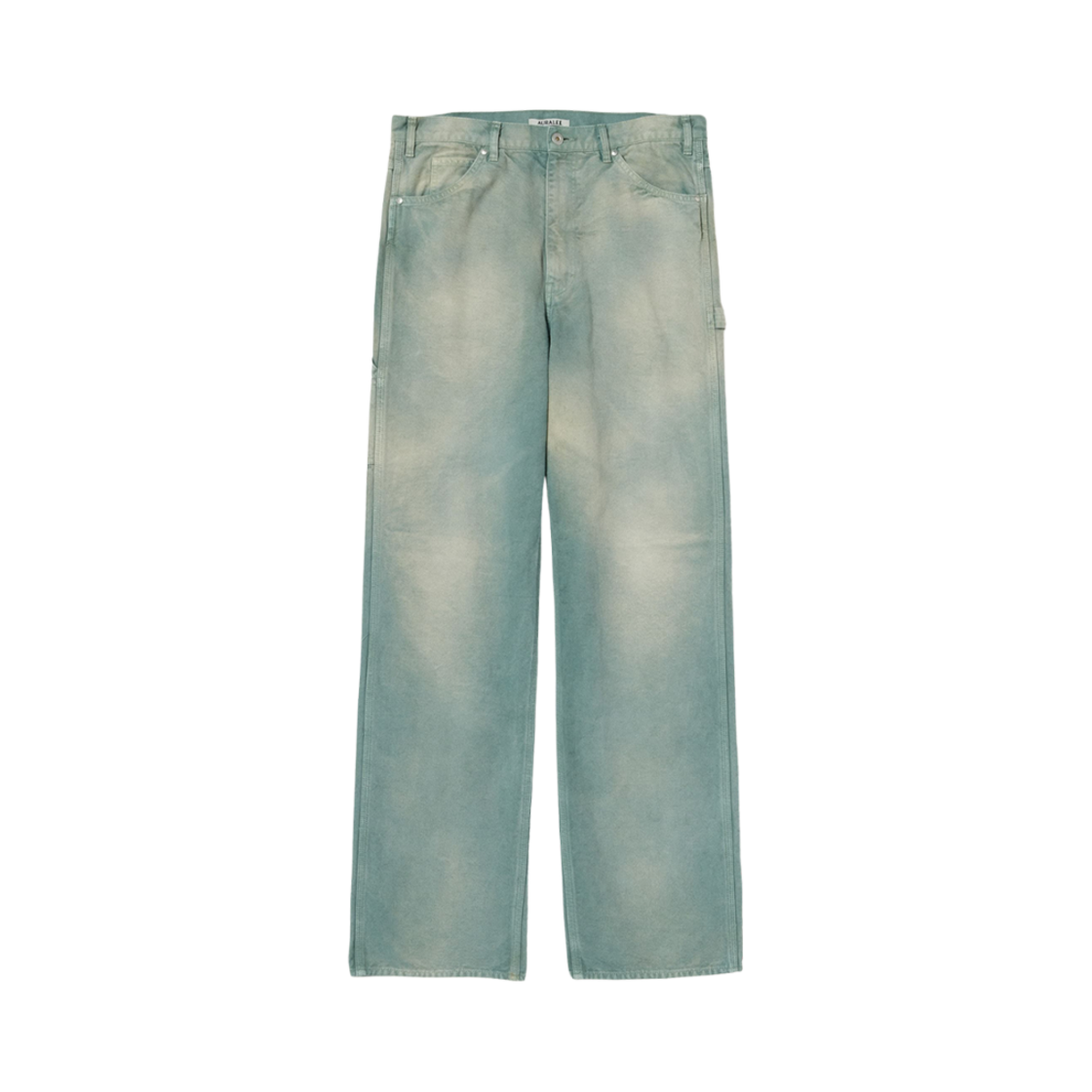 A25SP02CD Auralee Organic Cotton Duck Pants Ash Green