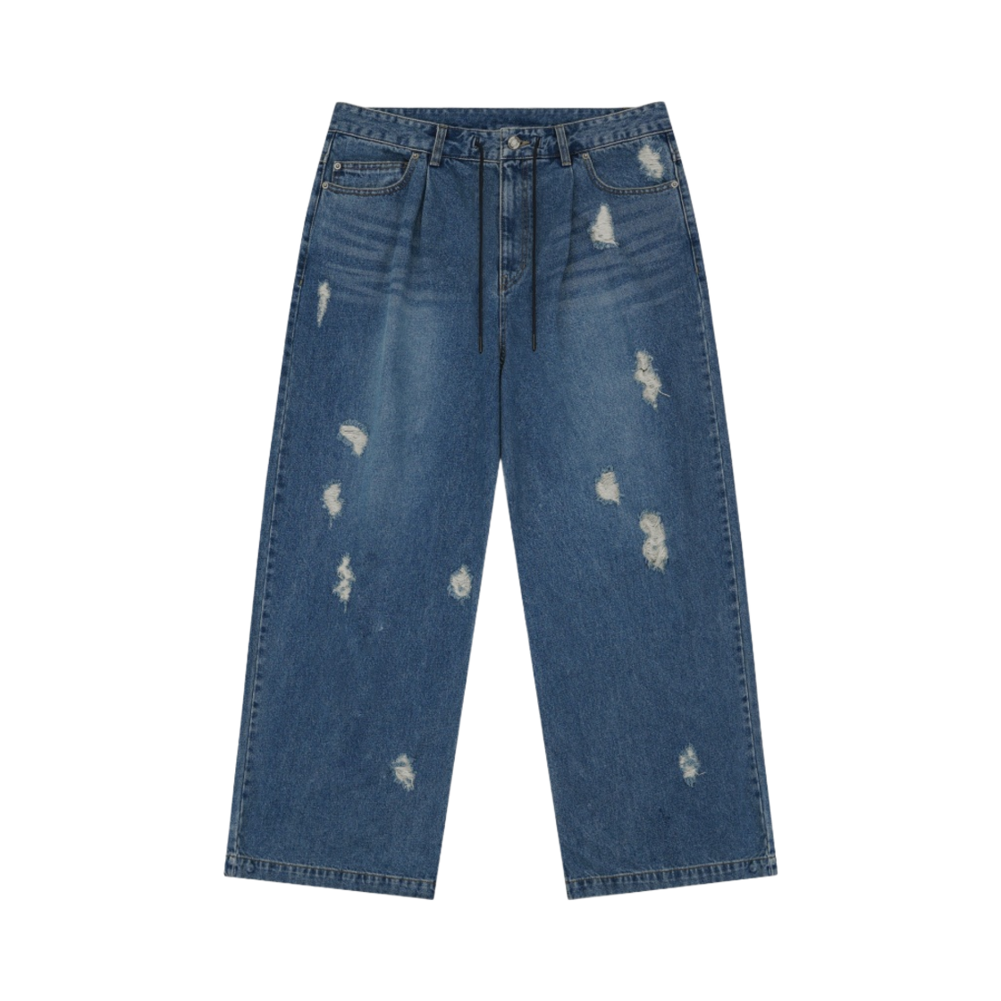 준지 데님 원턱 와이드 팬츠 블루 - 23FW(Juun.J Denim One Tuck Wide Pants Blue - 23FW)