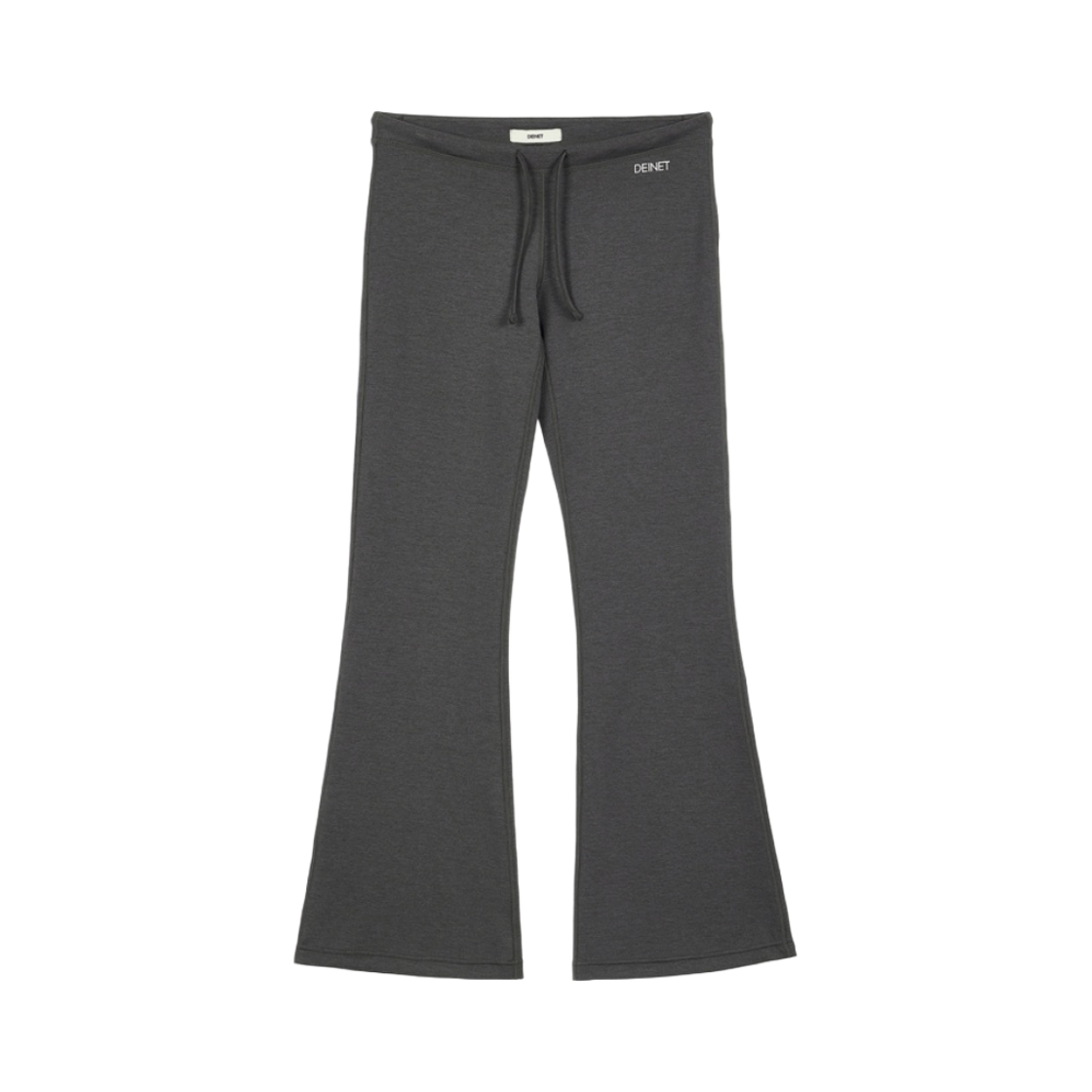 - (W) Deinet Flared Leggings Pants in Charcoal