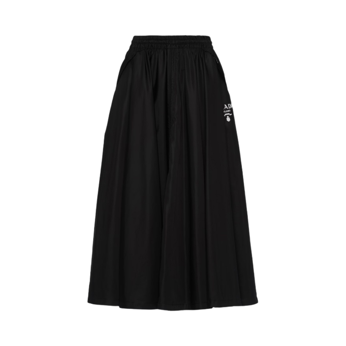 (W) 프라다 리나일론 스커트 블랙((W) Prada Re-Nylon Skirt Black) - 1