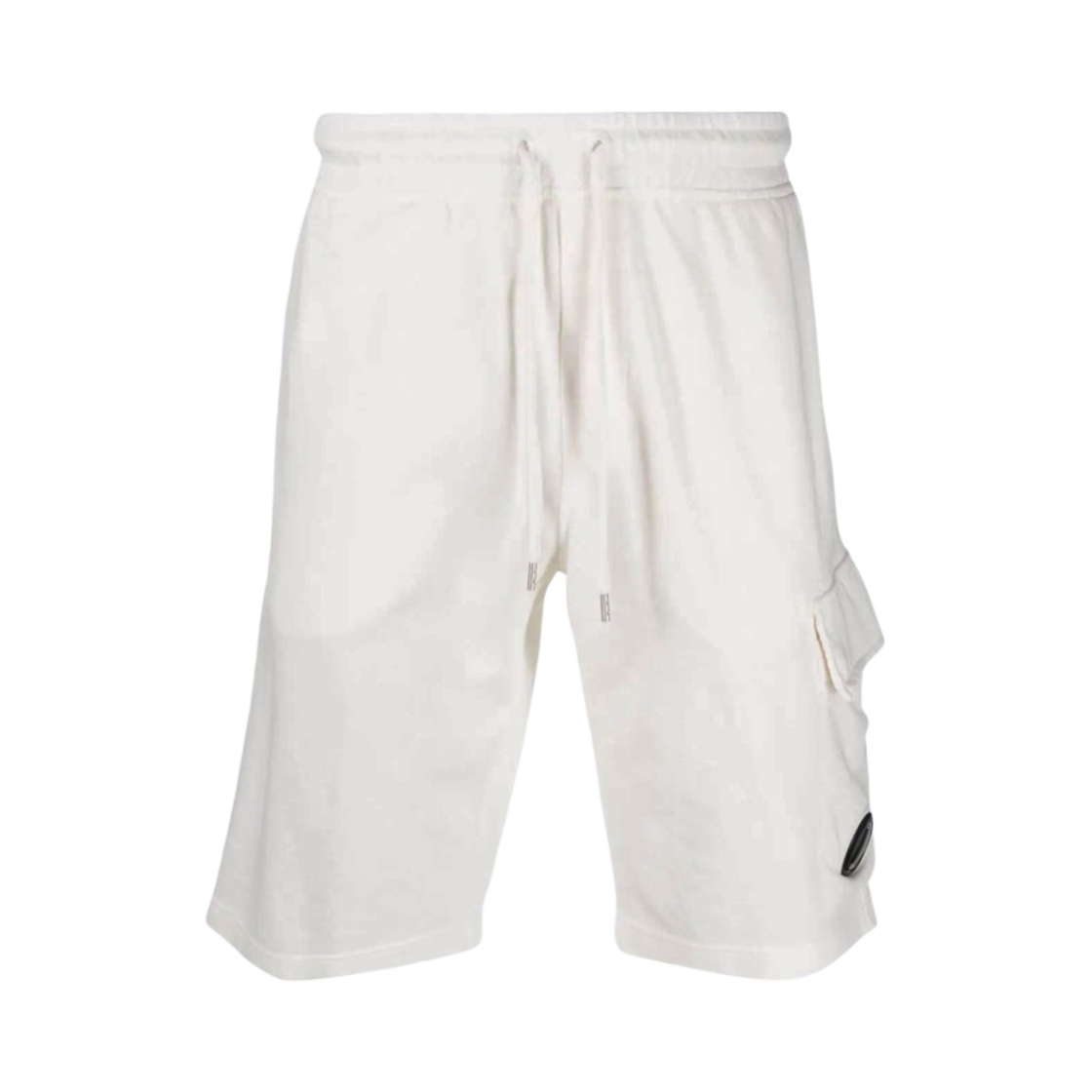 C.P. 컴퍼니 라이트 플리스 카고 쇼츠 거즈 화이트 - 22SS(C.P. Company Light Fleece Cargo Shorts Gauze White - 22SS) - 1