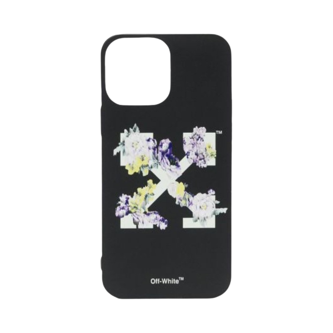 오프화이트 플라워 애로우 아이폰 13 프로 맥스 케이스 블랙(Off-White Flowers Arrow iPhone 13 Pro Max Case Black)