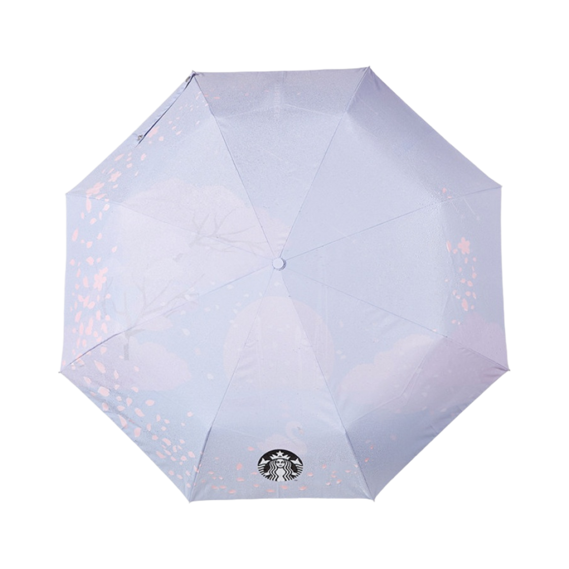 스타벅스 22 SS 체리블라썸 라벤더 수변 3단 우산(Starbucks 22 SS Cherry Blossom Lavender Waterfront 3 Step Umbrella)