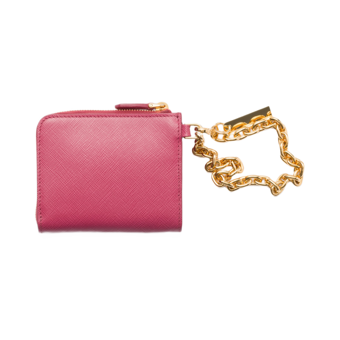 프라다 스몰 사피아노 레더 지퍼 월렛 브뤼에르 핑크(Prada Small Saffiano Leather Zipper Wallet Bruyere Pink) - 2
