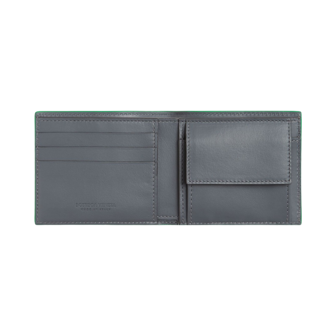 보테가 베네타 카세트 코인 퍼스 반지갑 썬더 패러킷(Bottega Veneta Cassette Bi-Fold Wallet with Coin Thunder Parakeet) - 2